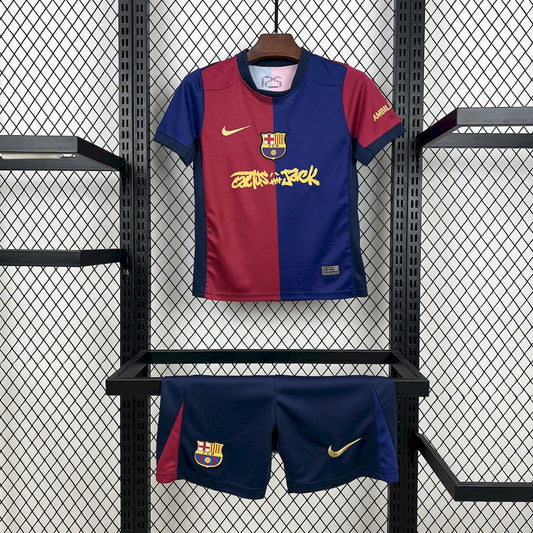 FC Barcelona Kit Niños Local "Travis Scott" 2024/25