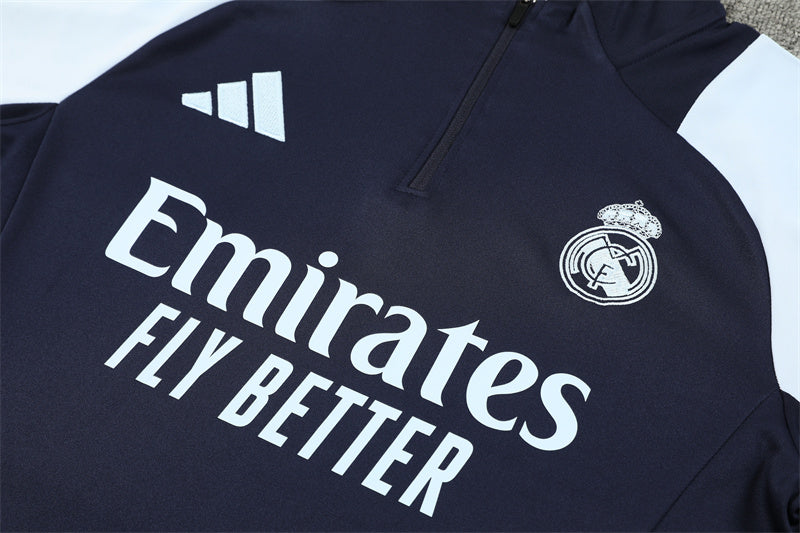 Buzo Completo Real Madrid Azul Blanco