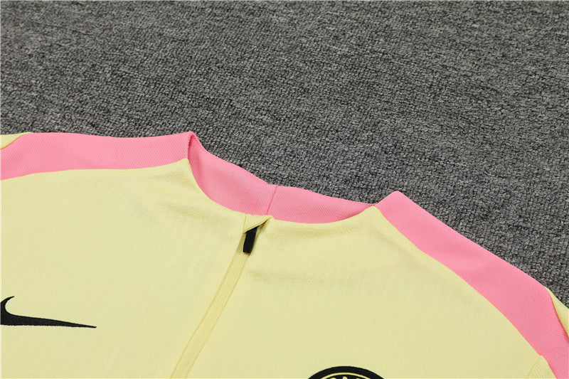 Buzo Completo PSG Crema Rosado