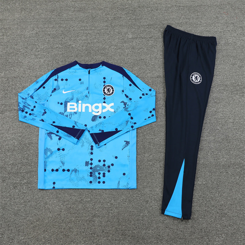 Buzo Completo Chelsea Celeste Azul