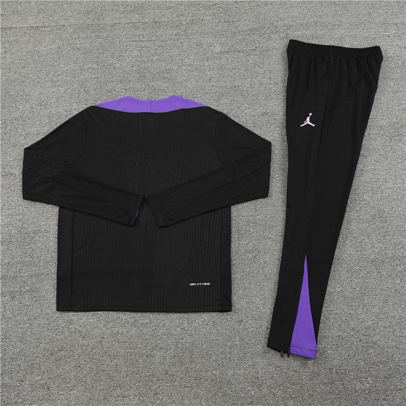 Buzo Completo PSG Negro Morado