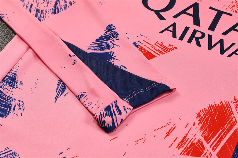 Buzo Completo PSG Diseño Rosado