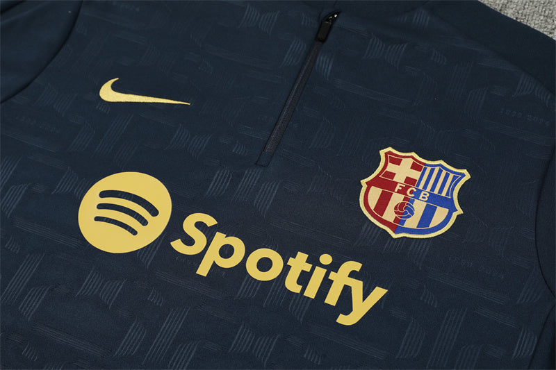 Buzo Completo FC Barcelona Diseño Negro