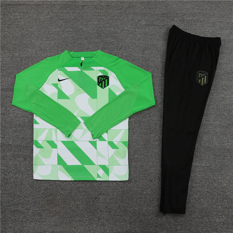 Buzo Completo Atlético de Madrid Verde Blanco