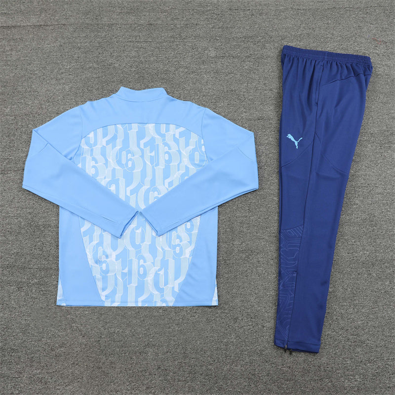 Buzo Completo Manchester City Azul Diseño Celeste