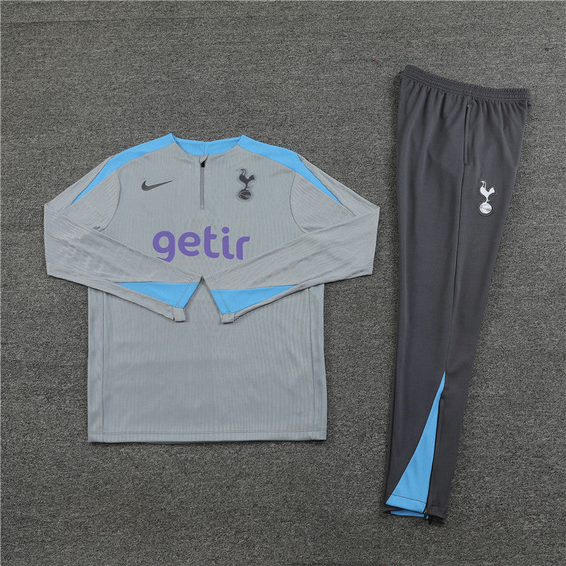 Buzo Completo Tottenham Gris Claro