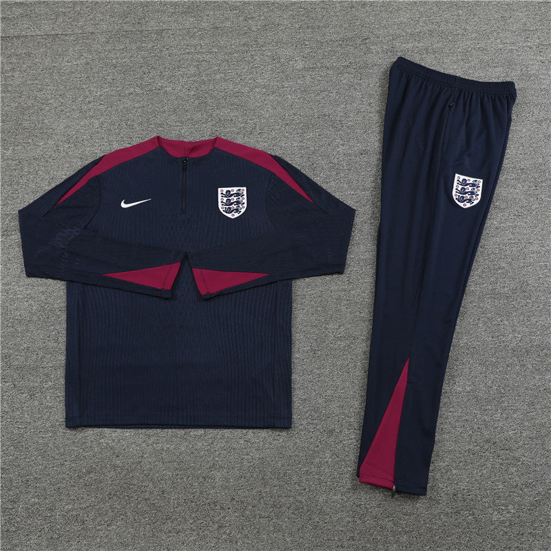 Buzo Completo Inglaterra Negro Burdeo