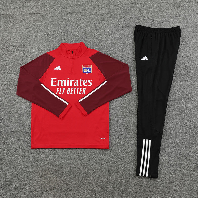 Buzo Completo Olympique De Lyon Rojo 2024/25