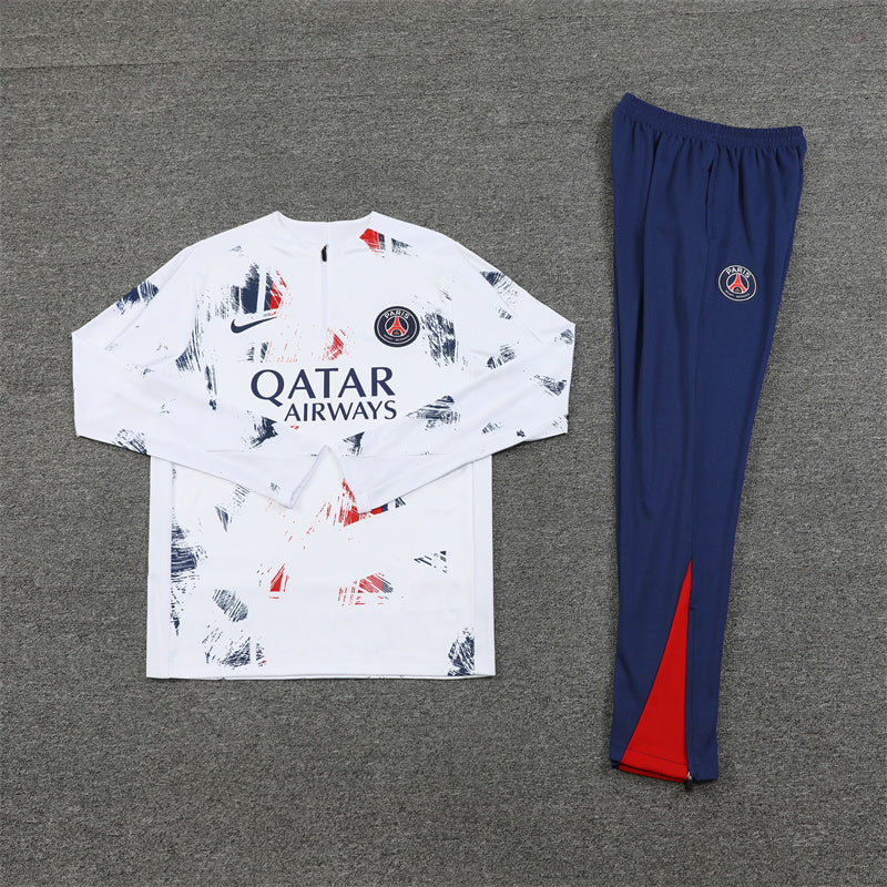Buzo Completo PSG Diseño Blanco