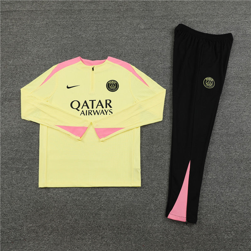 Buzo Completo PSG Crema Rosado