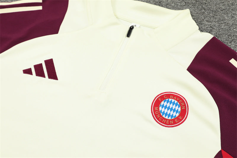 Buzo Completo Bayern Munich Blanco Burdeo