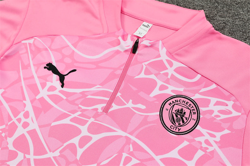 Buzo Completo Manchester City Rosado