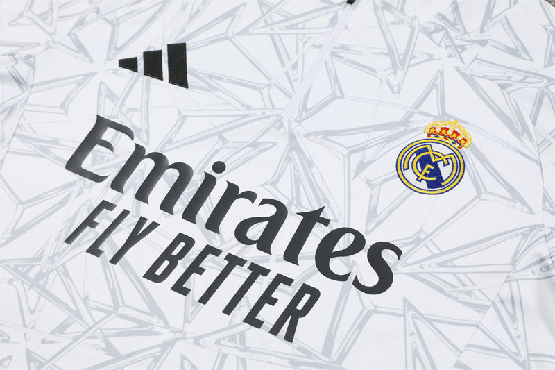Buzo Completo Real Madrid Diseño Blanco