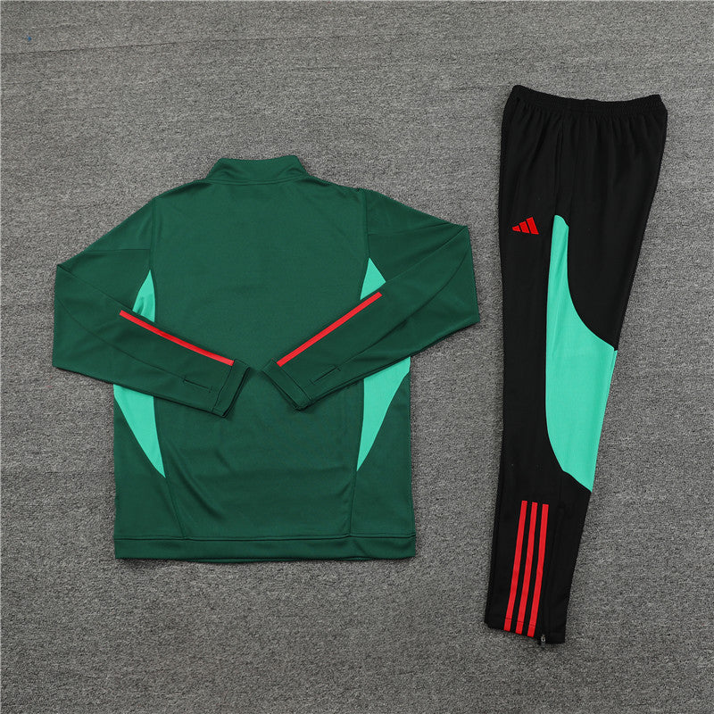 Buzo Completo Manchester United Verde Oscuro
