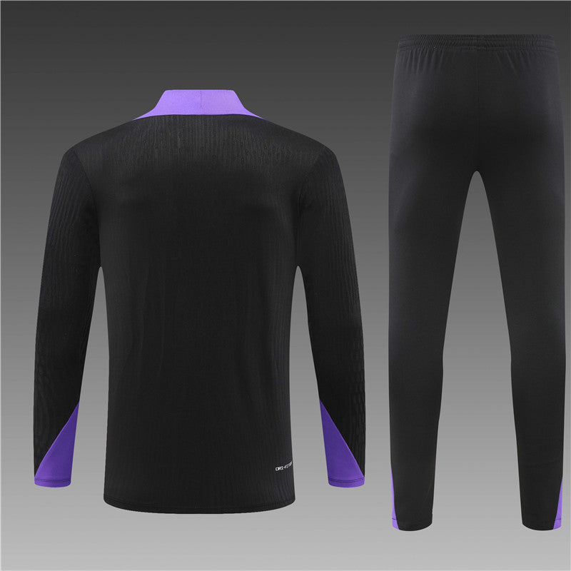 Buzo Completo PSG Negro Morado