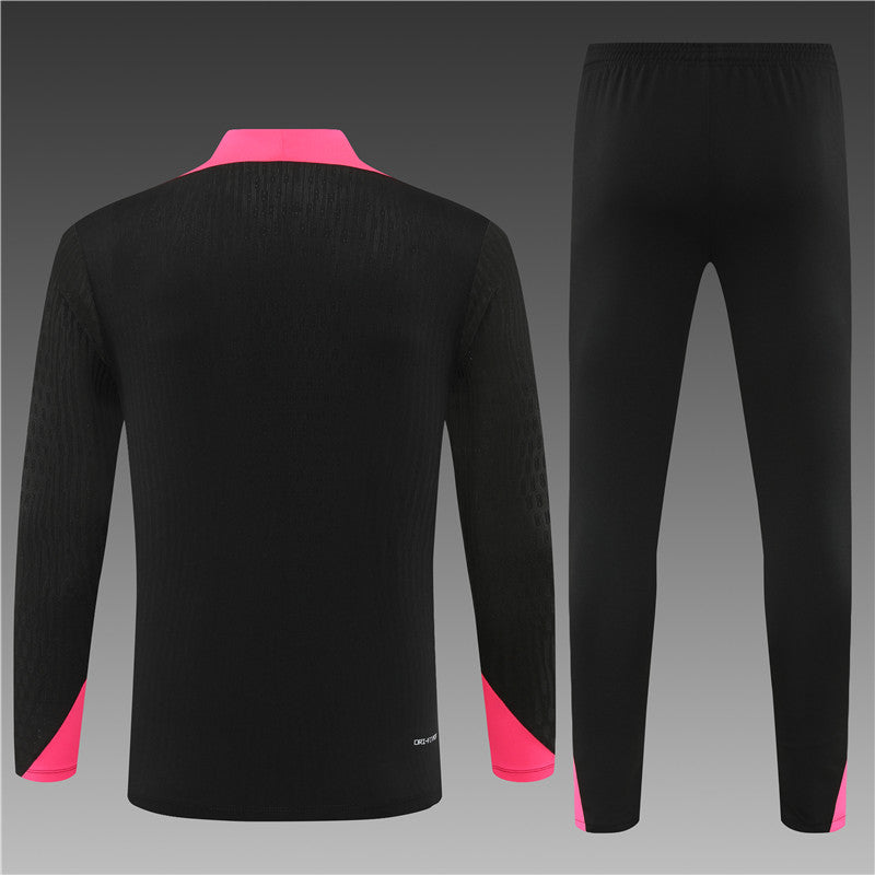 Buzo Completo Chelsea Negro Rosado