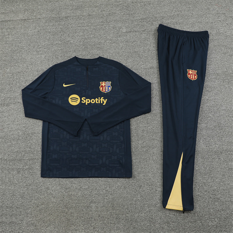 Buzo Completo FC Barcelona Diseño Negro