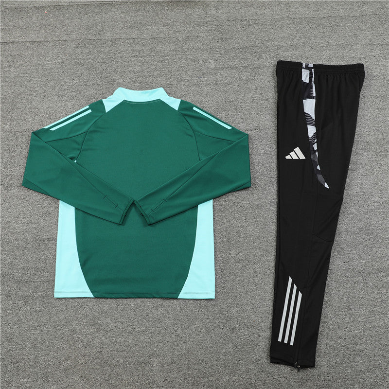 Buzo Completo Manchester United Verde Negro