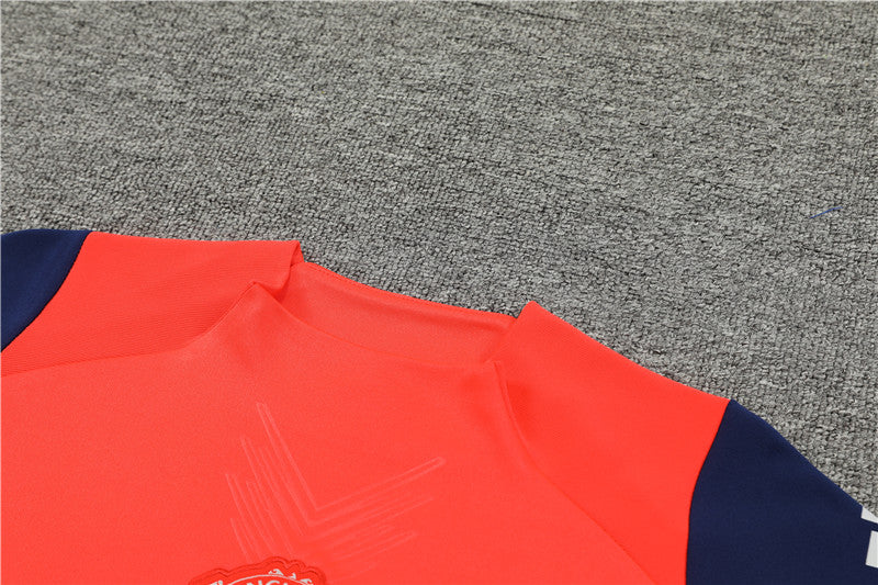 Buzo Completo Manchester United Rojo Azul