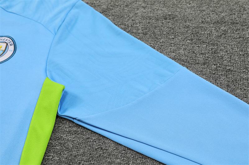 Buzo Completo Manchester City Celeste Verde