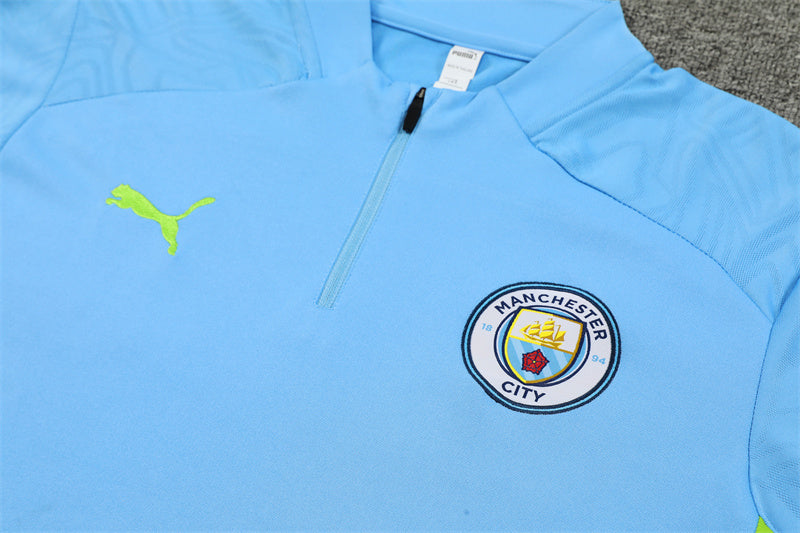 Buzo Completo Manchester City Celeste Verde