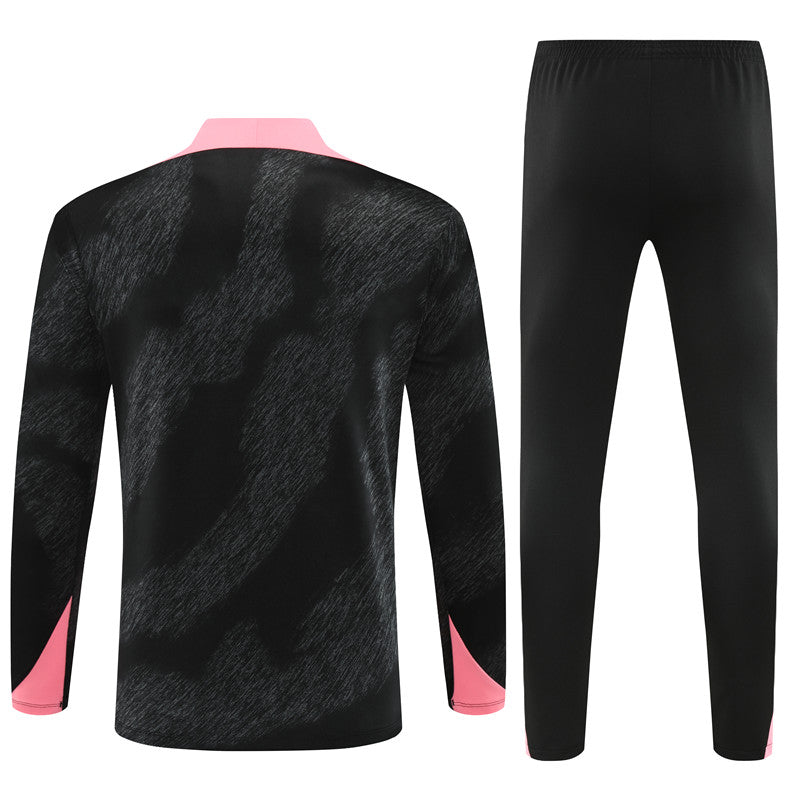Buzo Completo PSG Negro Rosado