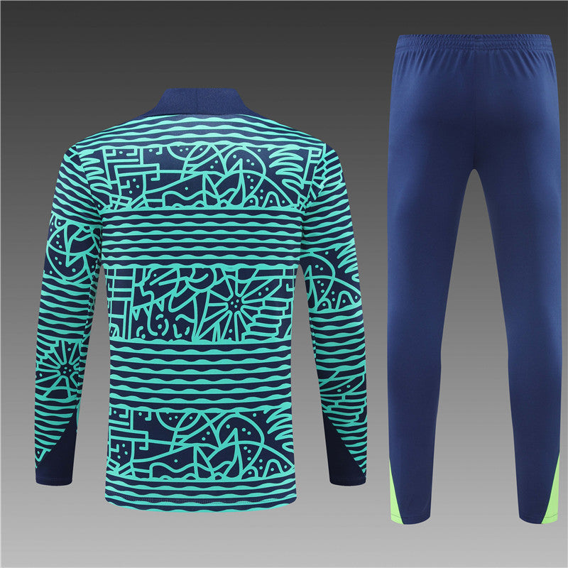 Buzo Completo Brasil Celeste Diseño