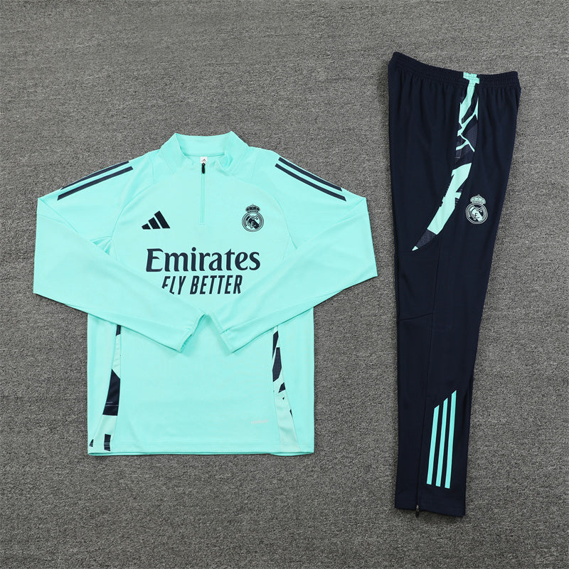 Buzo Completo Real Madrid Celeste con Cierre