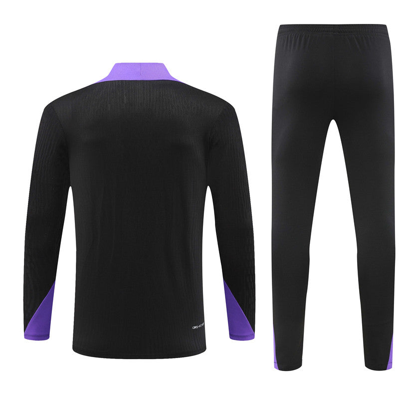 Buzo Completo PSG Negro Morado