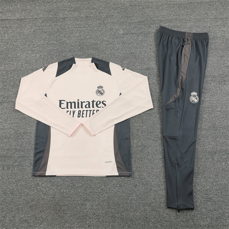 Buzo Completo Real Madrid Crema