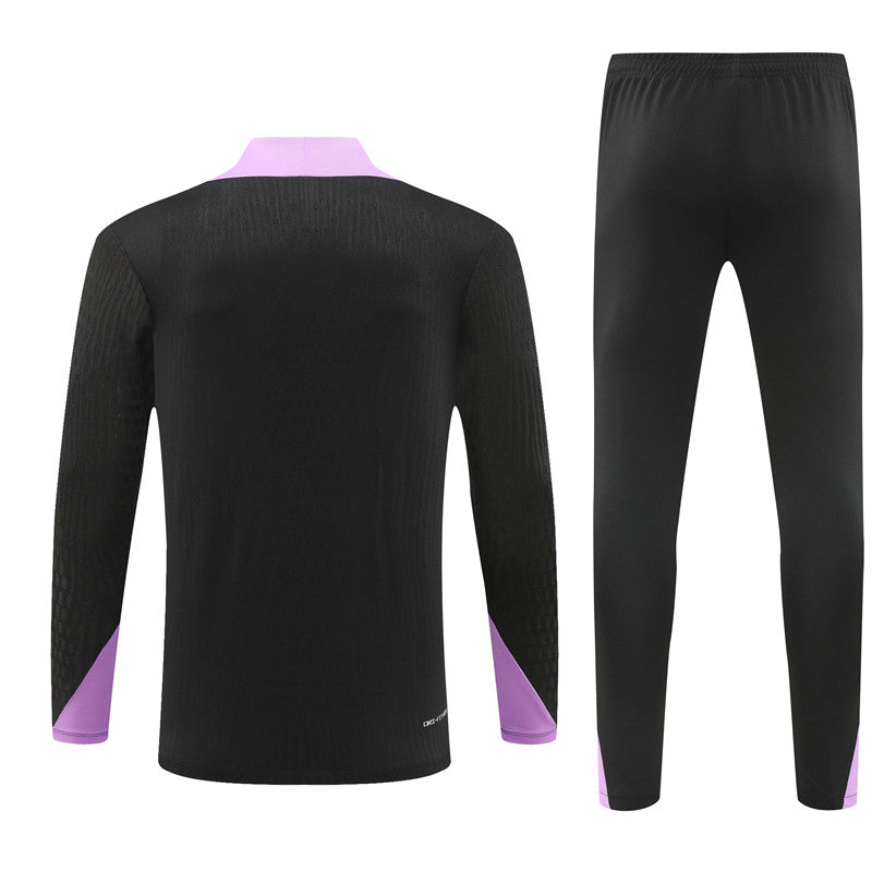 Buzo Completo Inglaterra Negro Morado