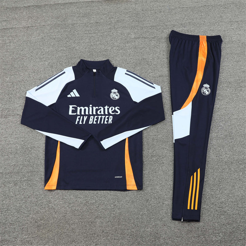 Buzo Completo Real Madrid Azul Blanco