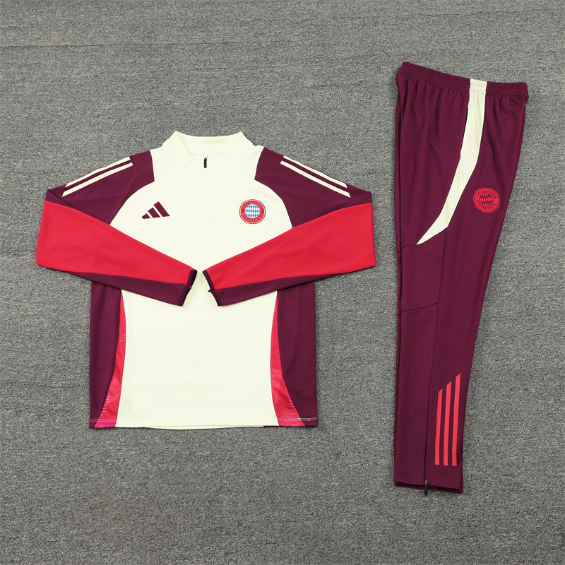 Buzo Completo Bayern Munich Blanco Burdeo