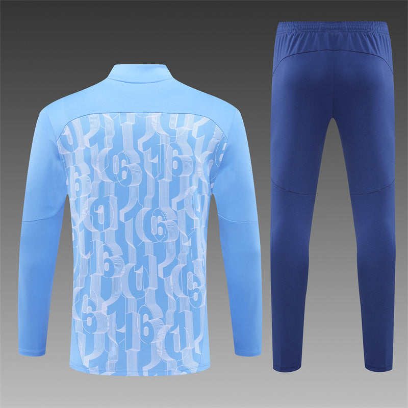 Buzo Completo Manchester City Azul Diseño Celeste