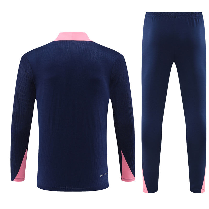 Buzo Completo Atlético de Madrid Azul Rosado
