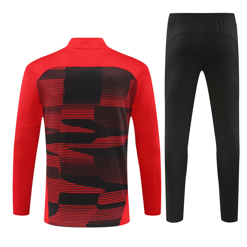 Buzo Completo AC Milán Diseño Rojo