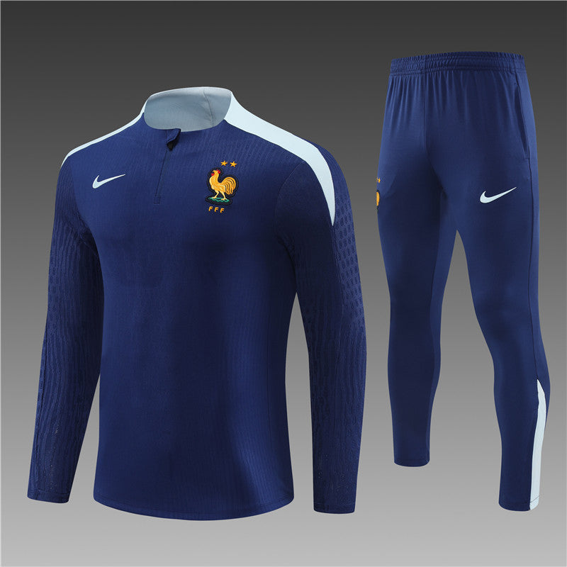 Buzo Completo Francia Azul Blanco