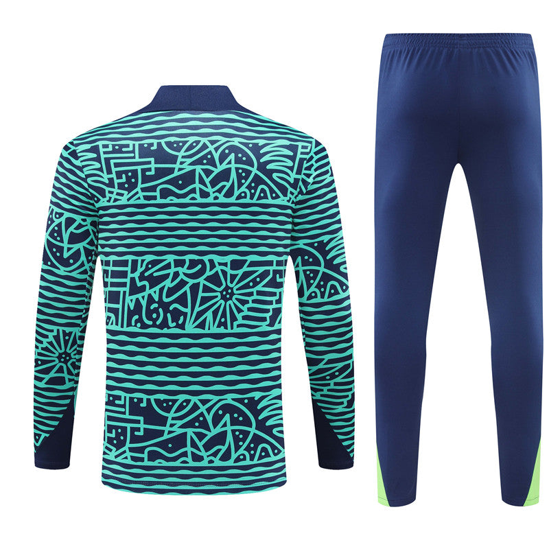 Buzo Completo Brasil Celeste Diseño