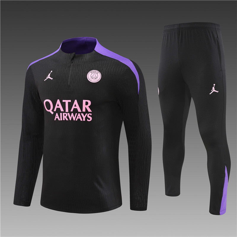 Buzo Completo PSG Negro Morado