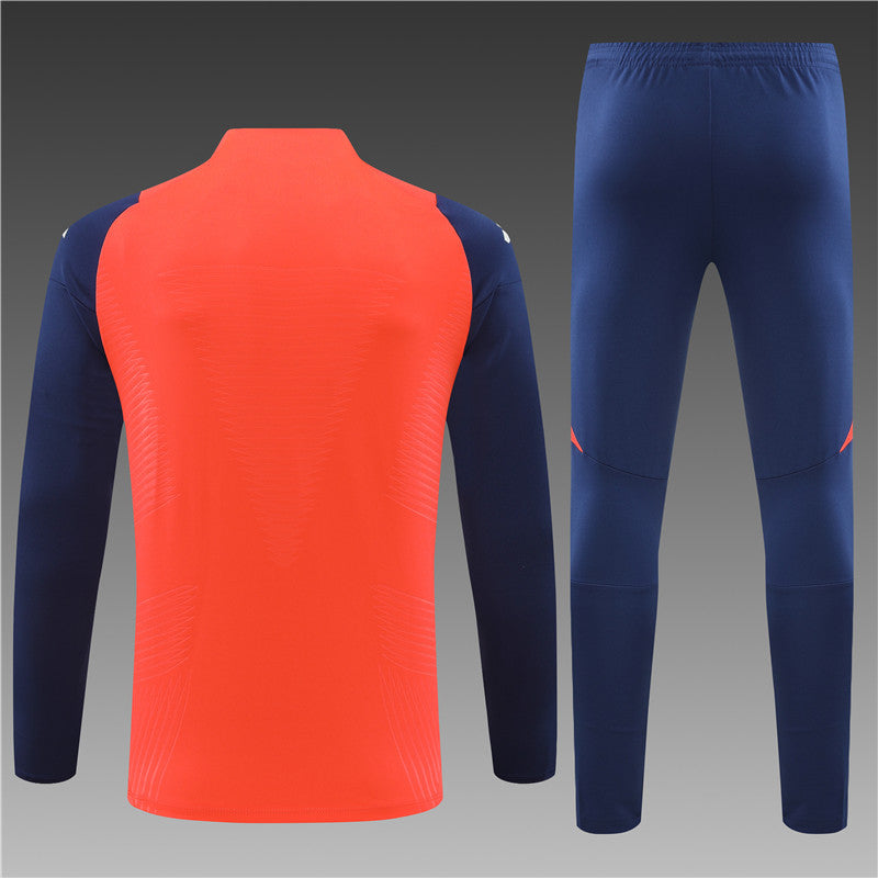 Buzo Completo Manchester United Rojo Azul