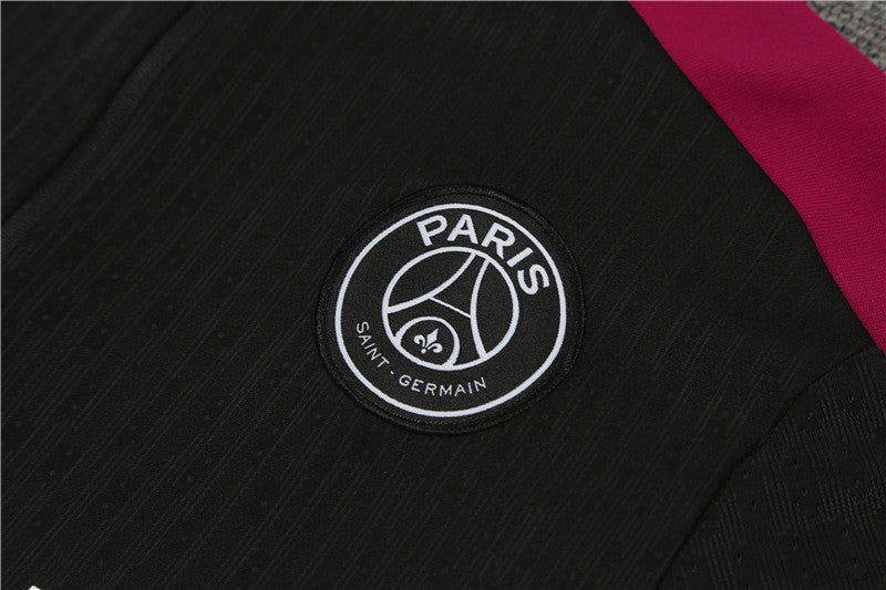 Buzo Completo PSG Negro Burdeo