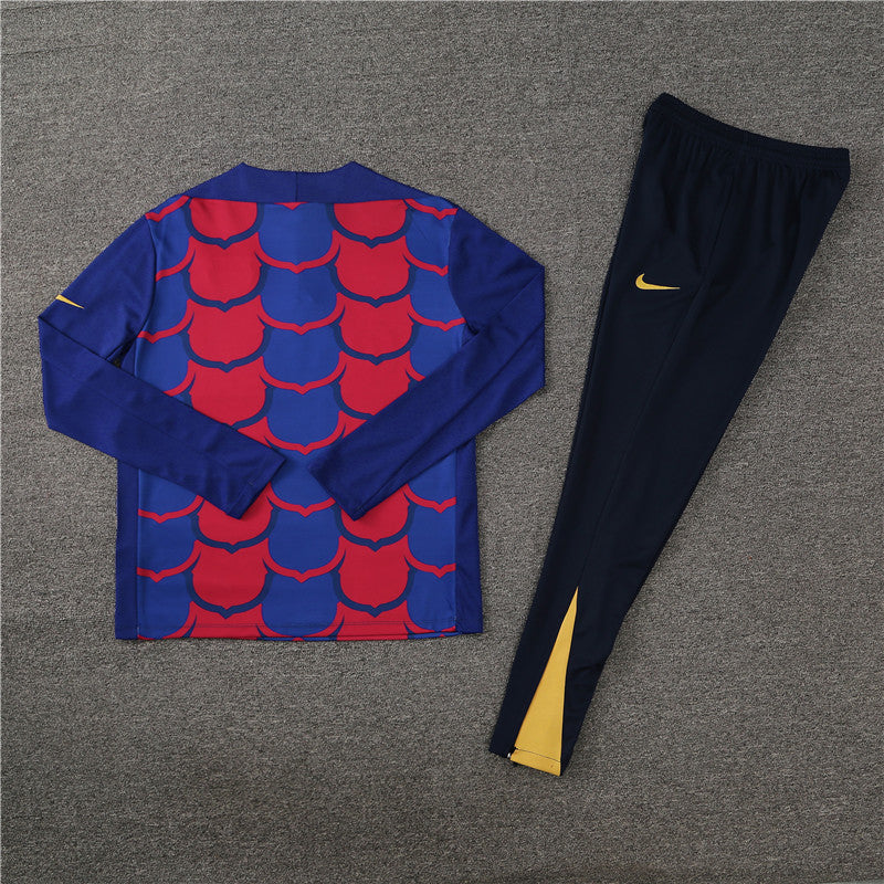 Buzo Completo FC Barcelona Azul Rojo