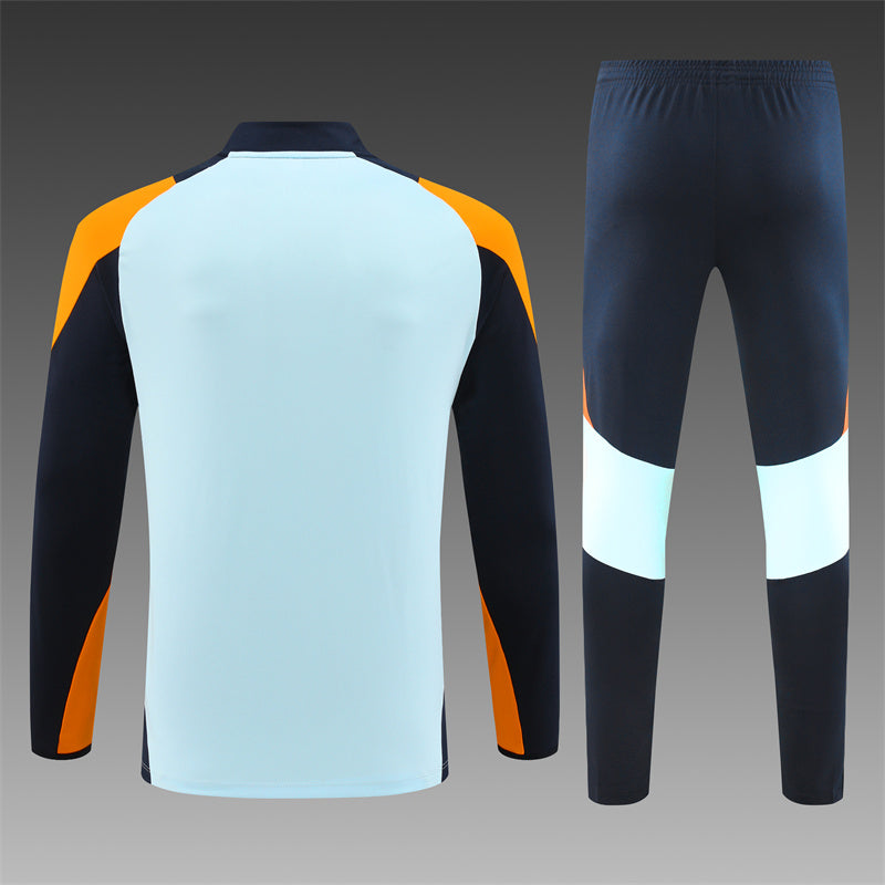 Buzo Completo Real Madrid Blanco Naranja