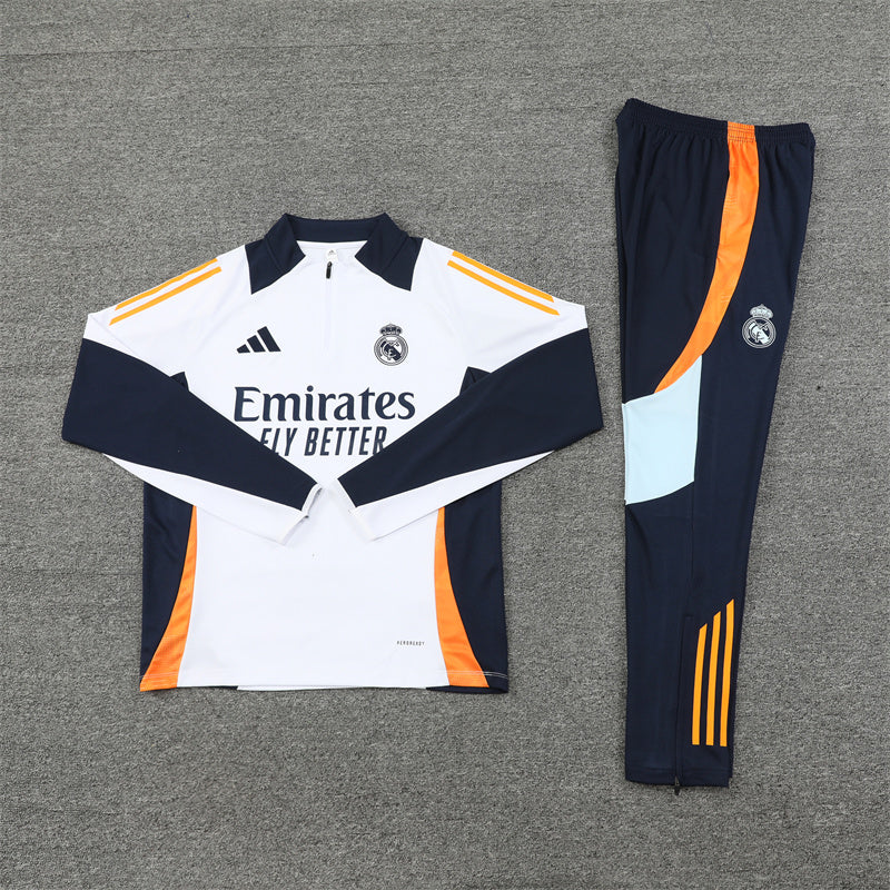 Buzo Completo Real Madrid Blanco Azul