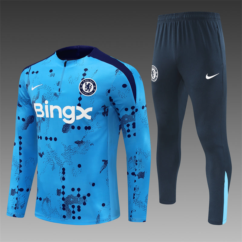 Buzo Completo Chelsea Celeste Azul