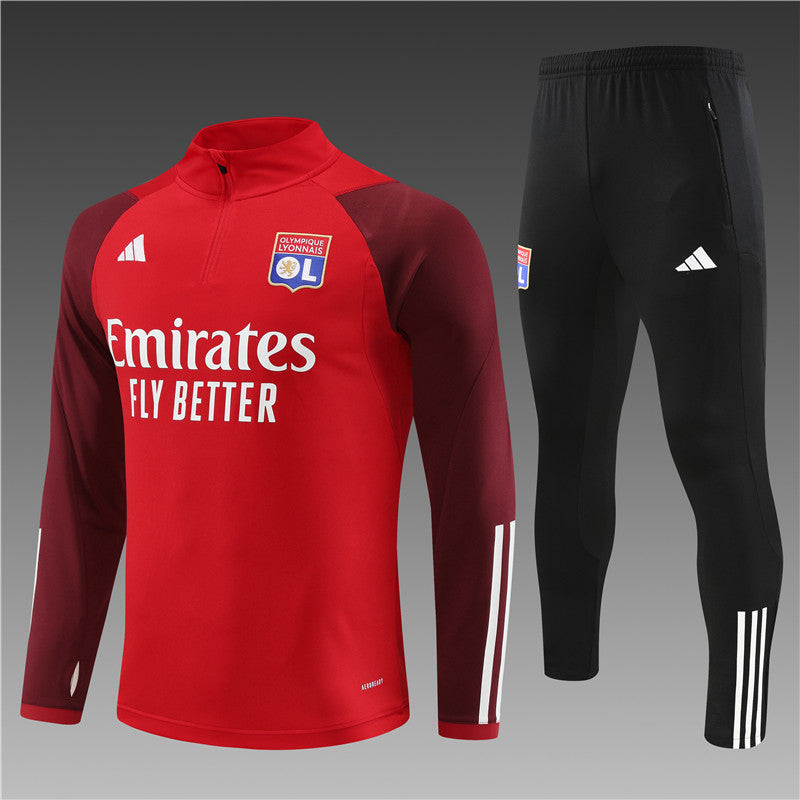 Buzo Completo Olympique De Lyon Rojo 2024/25