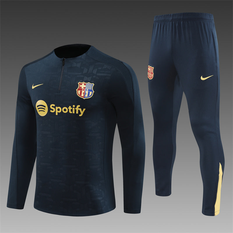 Buzo Completo FC Barcelona Diseño Negro