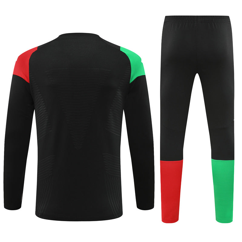 Buzo Completo Arsenal Negro Rojo y Verde