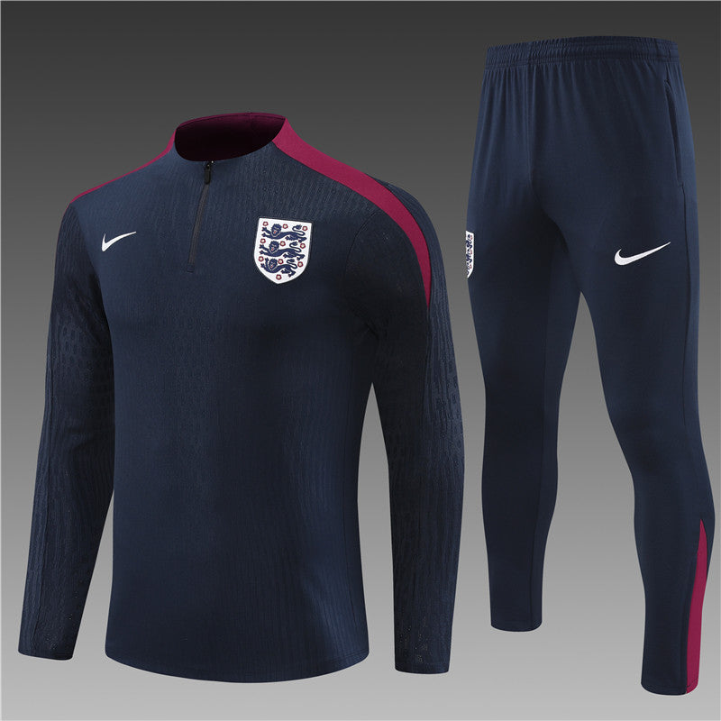Buzo Completo Inglaterra Negro Burdeo