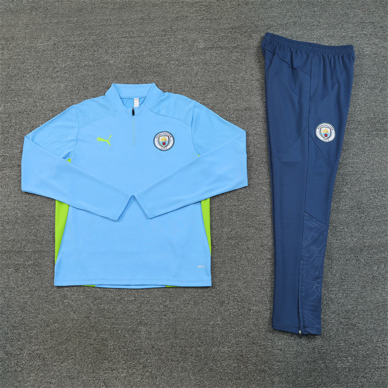 Buzo Completo Manchester City Celeste Verde
